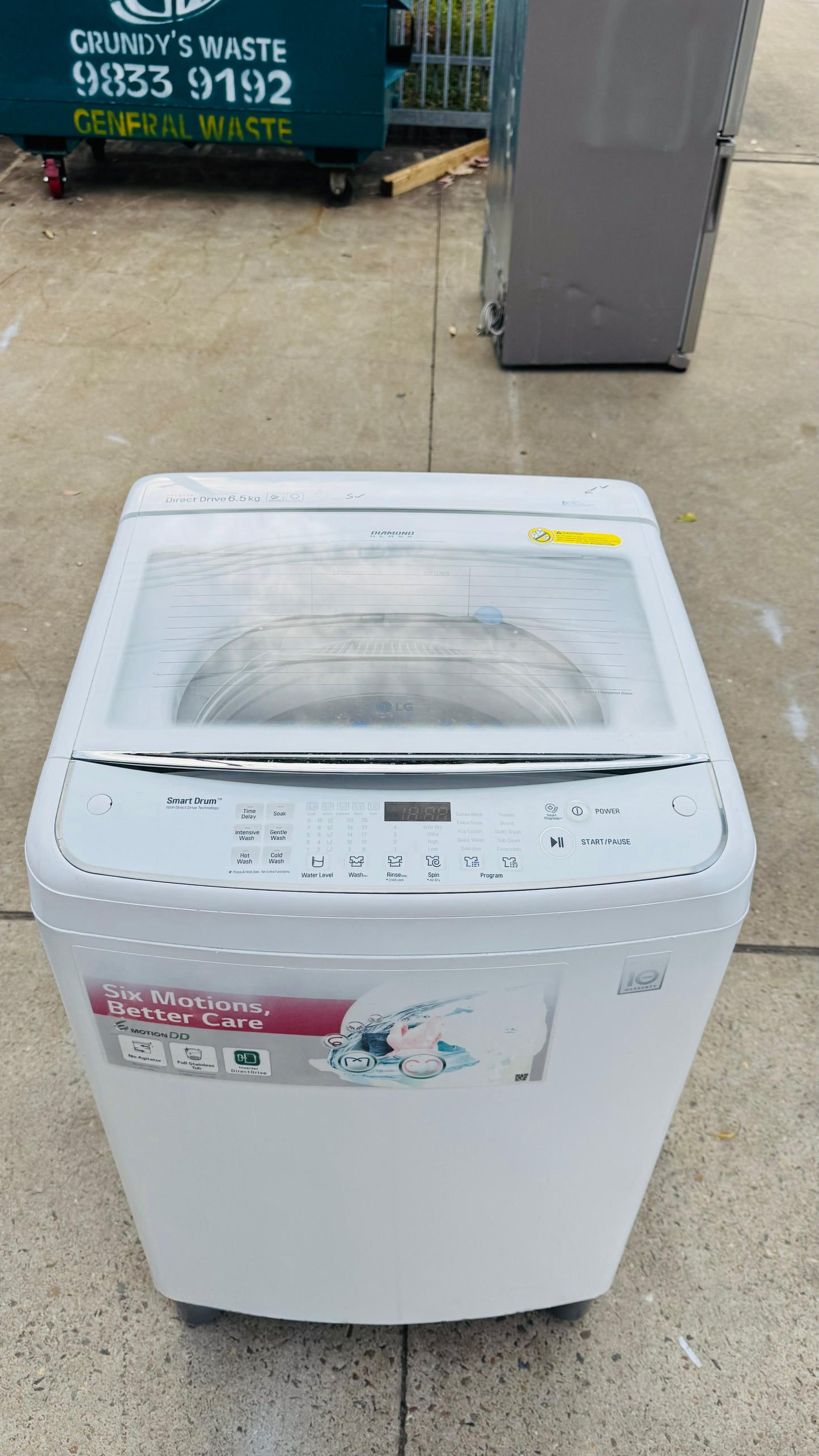 LG 6.5KGS TOP LOADER WASHING MACHINE