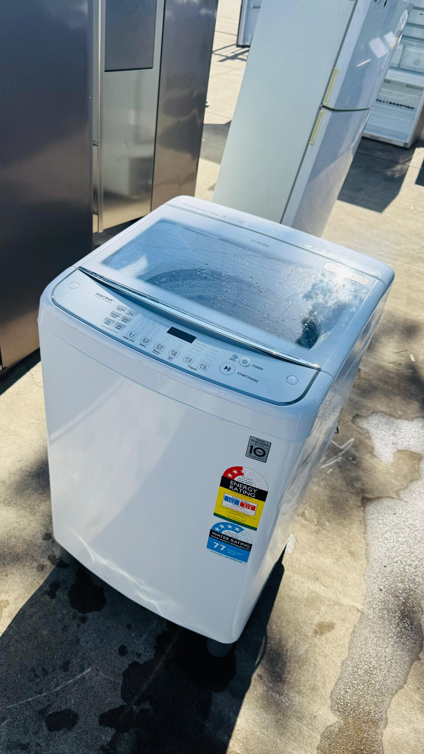 LG 7.5KGS TOP LOADER WASHING MACHINE