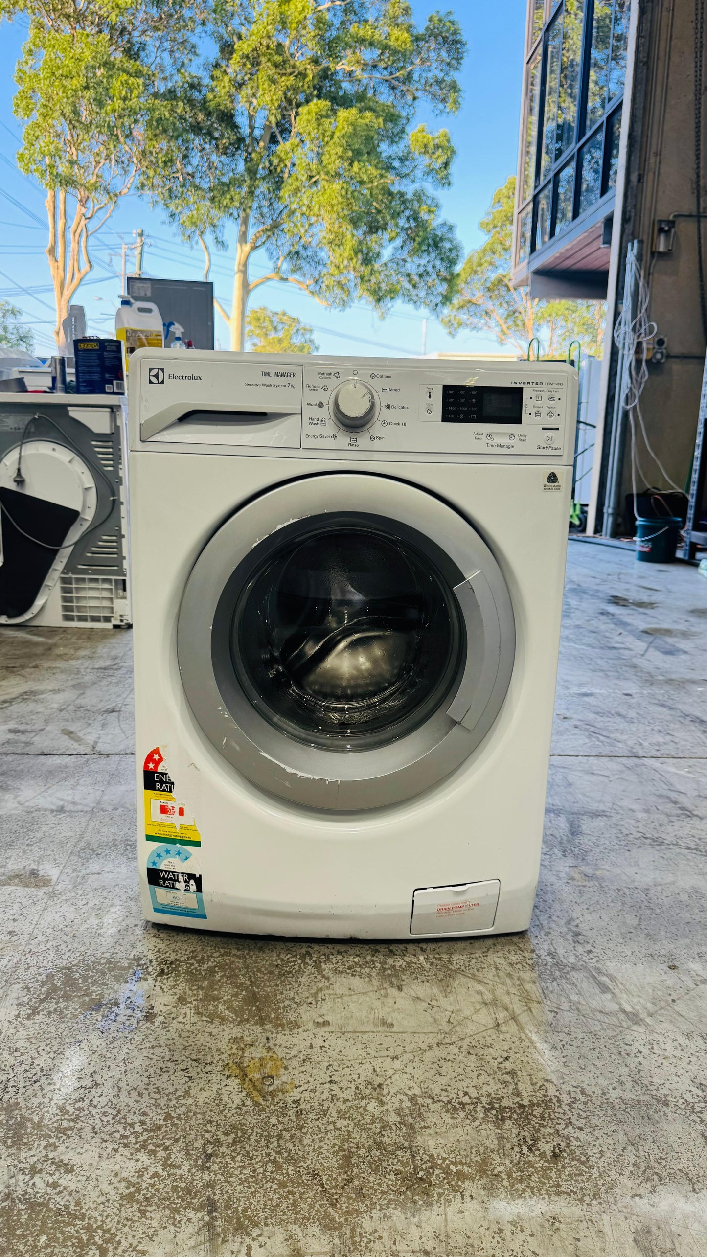 ELECTROLUX 7KGS FRONT LOADER WASHING MACHINE