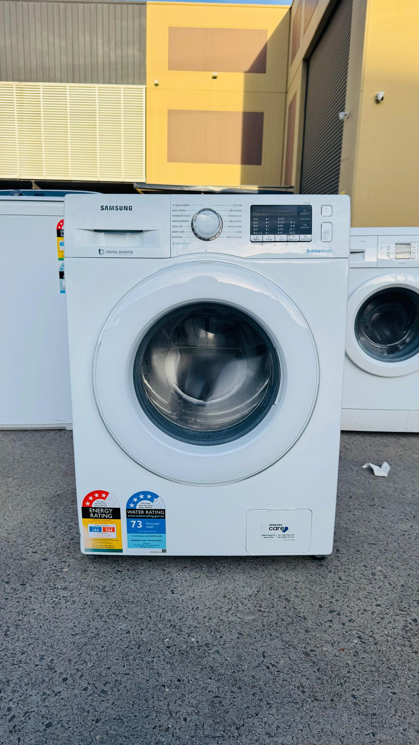 SAMSUNG 8.5KGS FRONT LOADER WASHING MACHINE