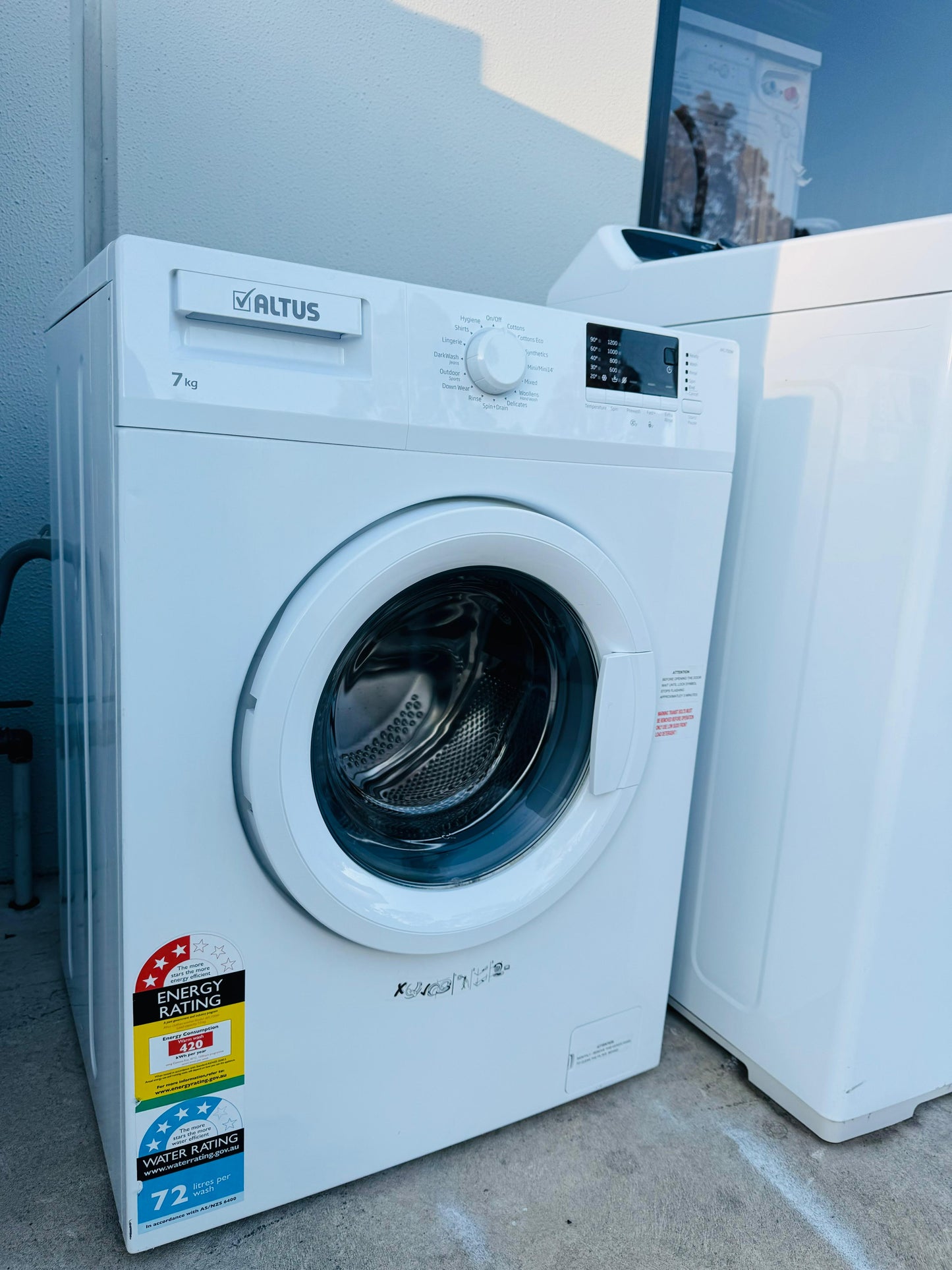 ALTUS 7KGS FRONT LOADER WASHING MACHINE