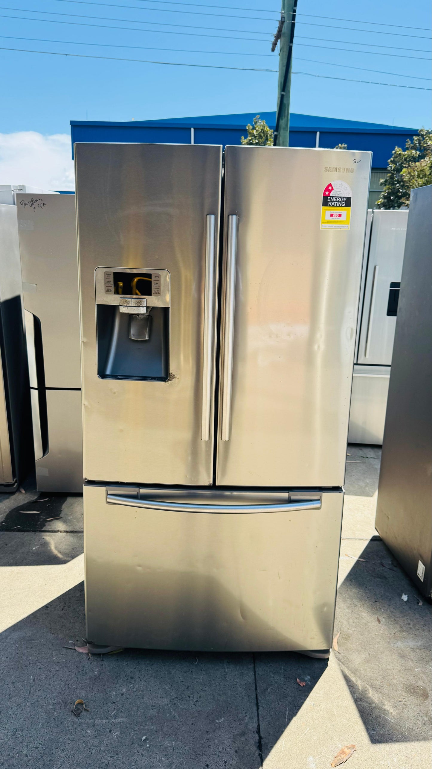 SAMSUNG FRENCH DOOR 639 LITRES FRIDGE FREEZER