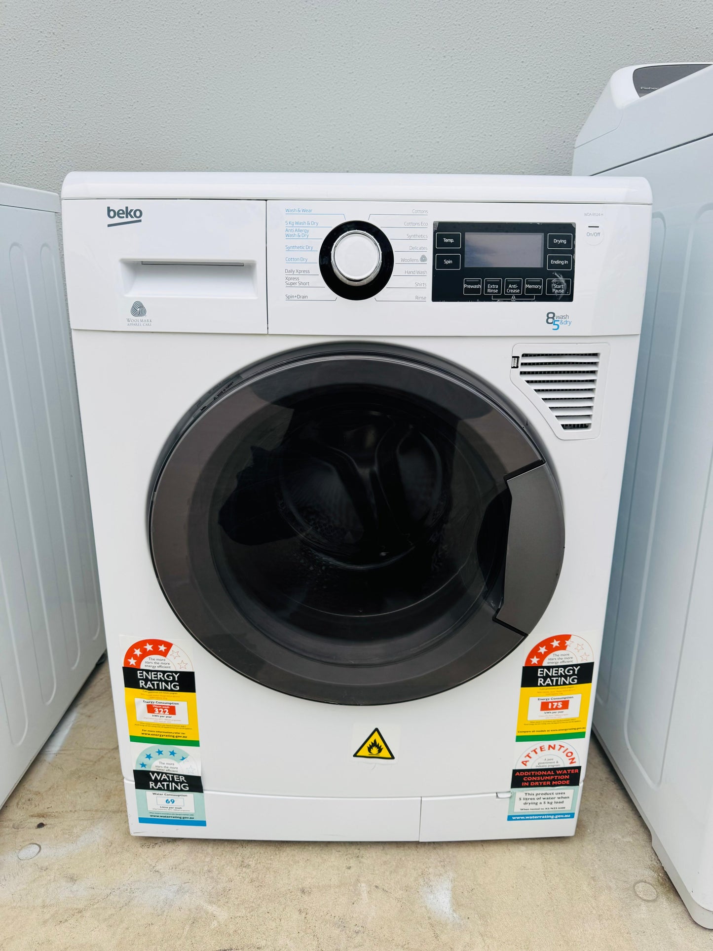 BEKO 8KGS FRONT LOADER WASHING MACHINE