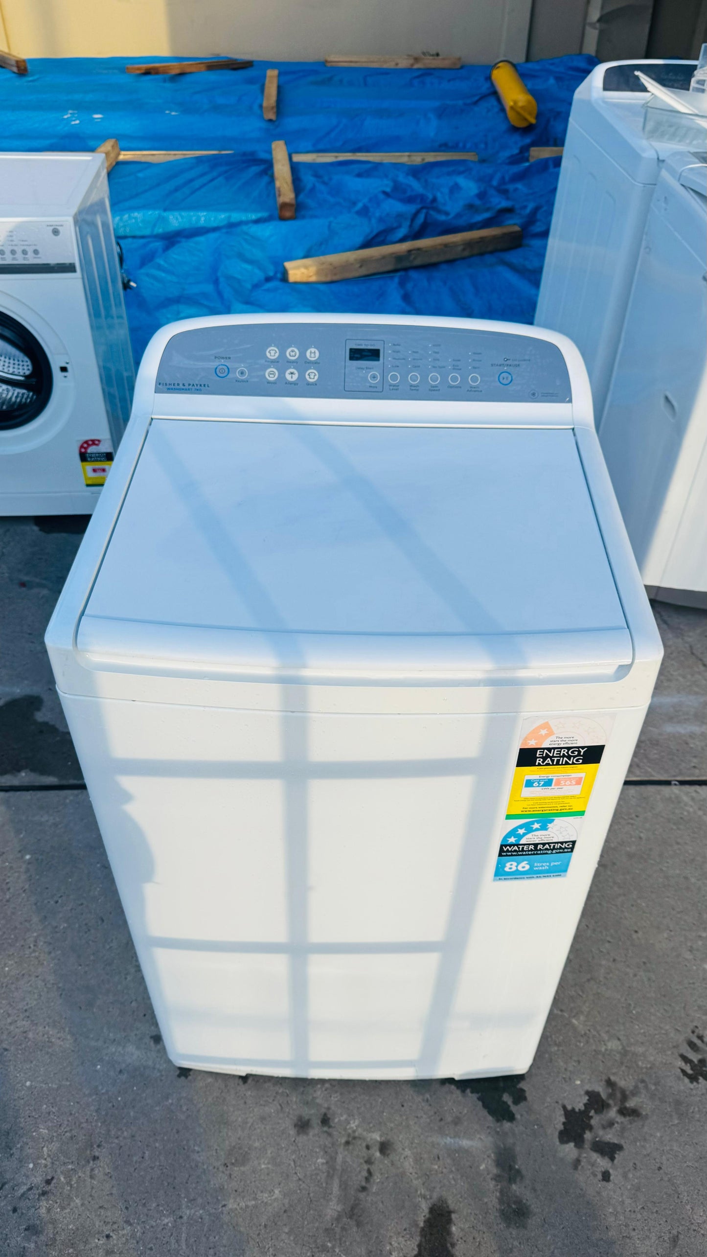 FISHER AND PAYKEL 7KGS TOP LOADER WASHING MACHINE