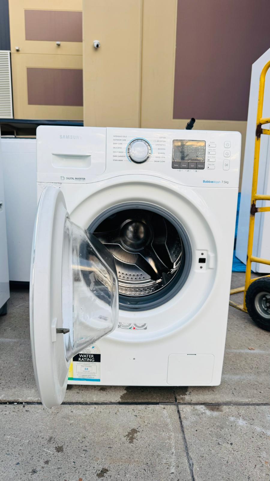 SAMSUNG 7.5KGS FRONT LOADER WASHING MACHINE
