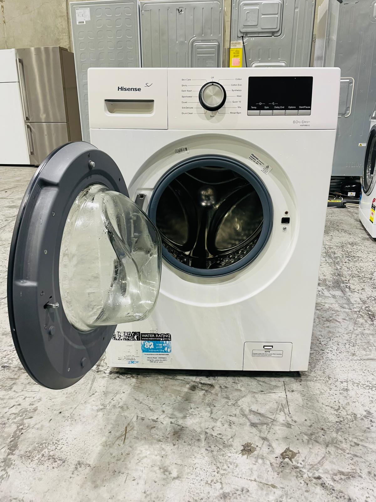 HISENSE 8KGS FRONT LOADER WASHING MACHINE