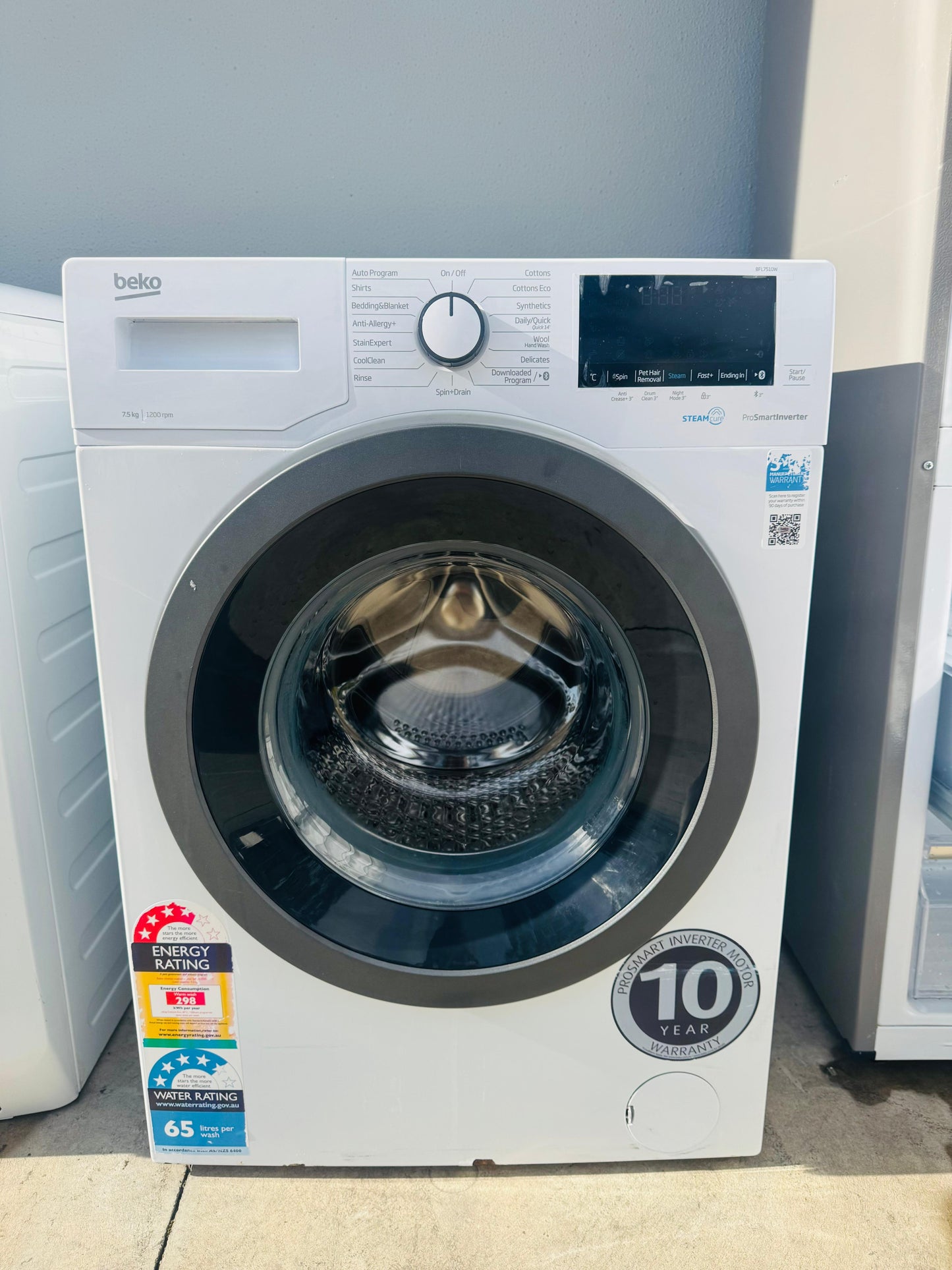 BEKO 7.5 KGS FRONT LOADER WASHING MACHINE