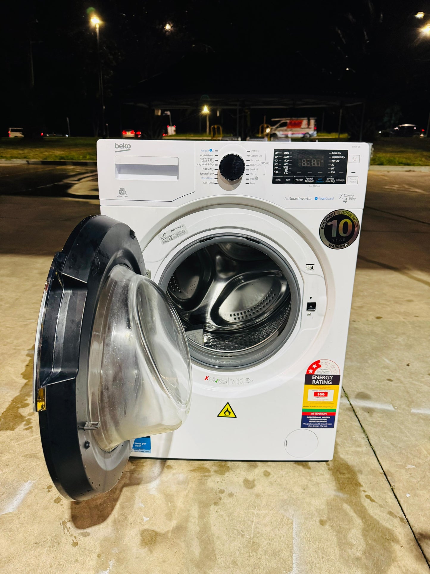 BEKO 7.5 KGS FRONT LOADER WASHINGACHINE