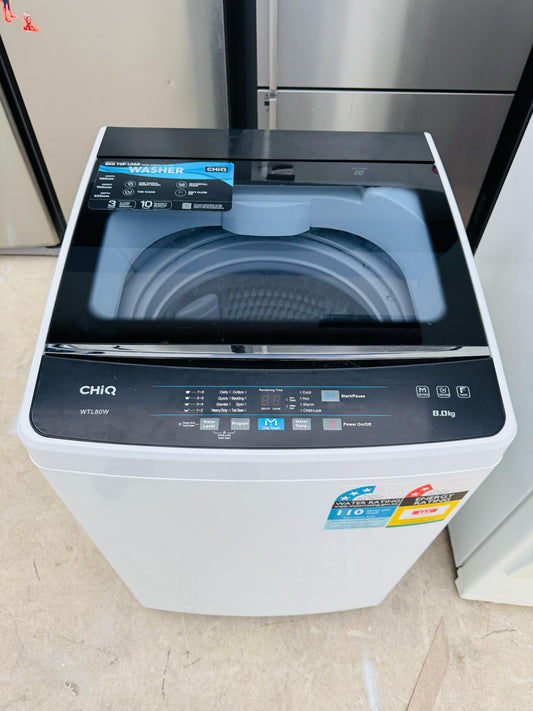 CHIQ 8KGS TOP LOADER WASHING MACHINE