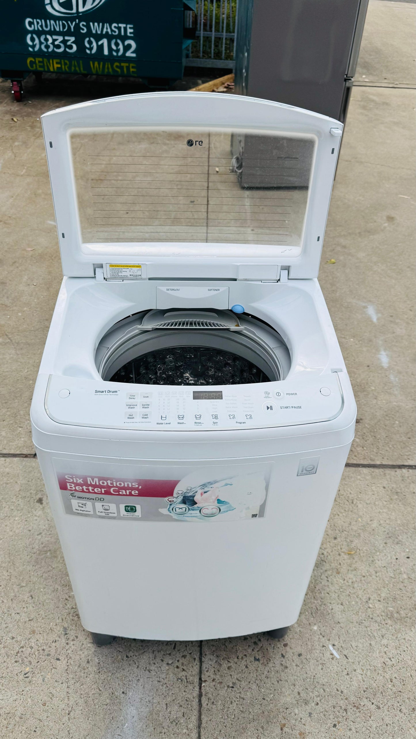 LG 6.5KGS TOP LOADER WASHING MACHINE