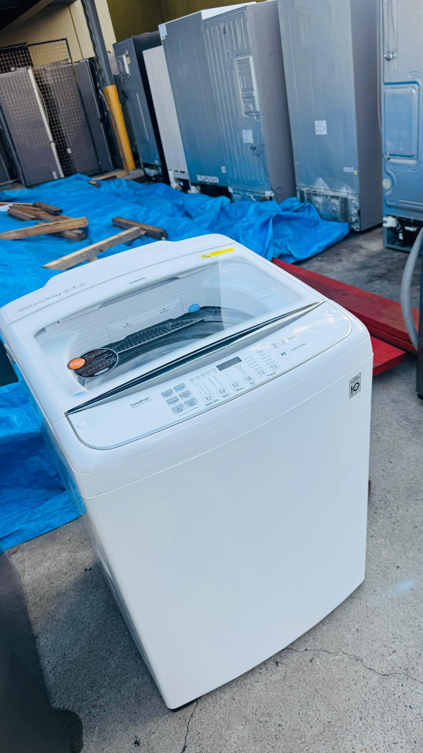 LG 10KGS TOP LOADER WASHING MACHINE