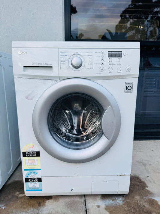 LG 7.5KGS FRONT LOADER WASHING MACHINE