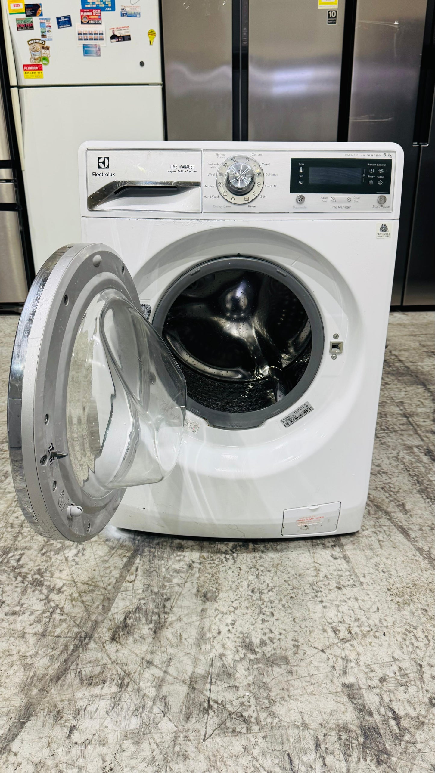 ELECTROLUX 9KGS FRONT LOADER WASHING MACHINE