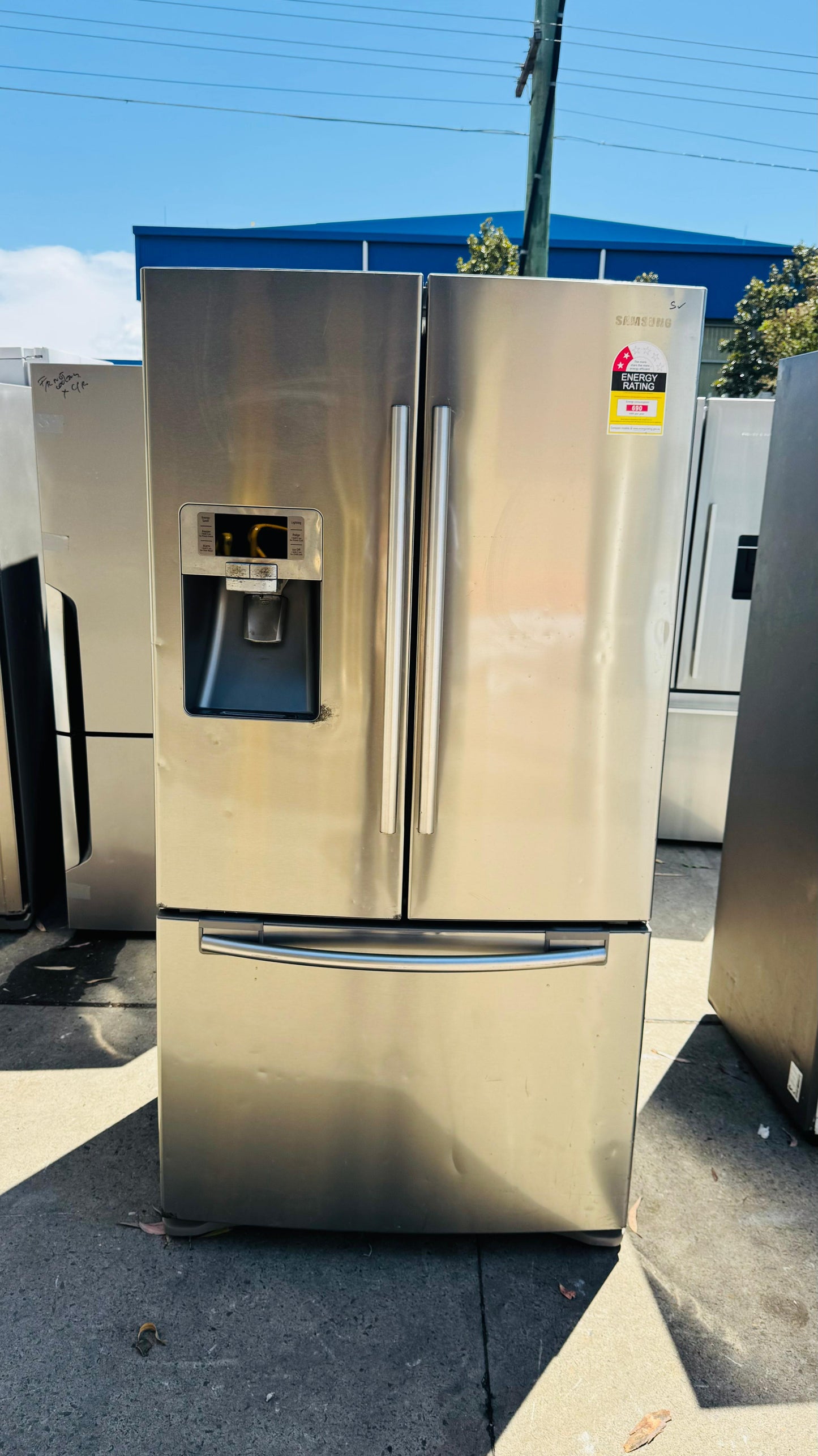 SAMSUNG FRENCH DOOR 639 LITRES FRIDGE FREEZER