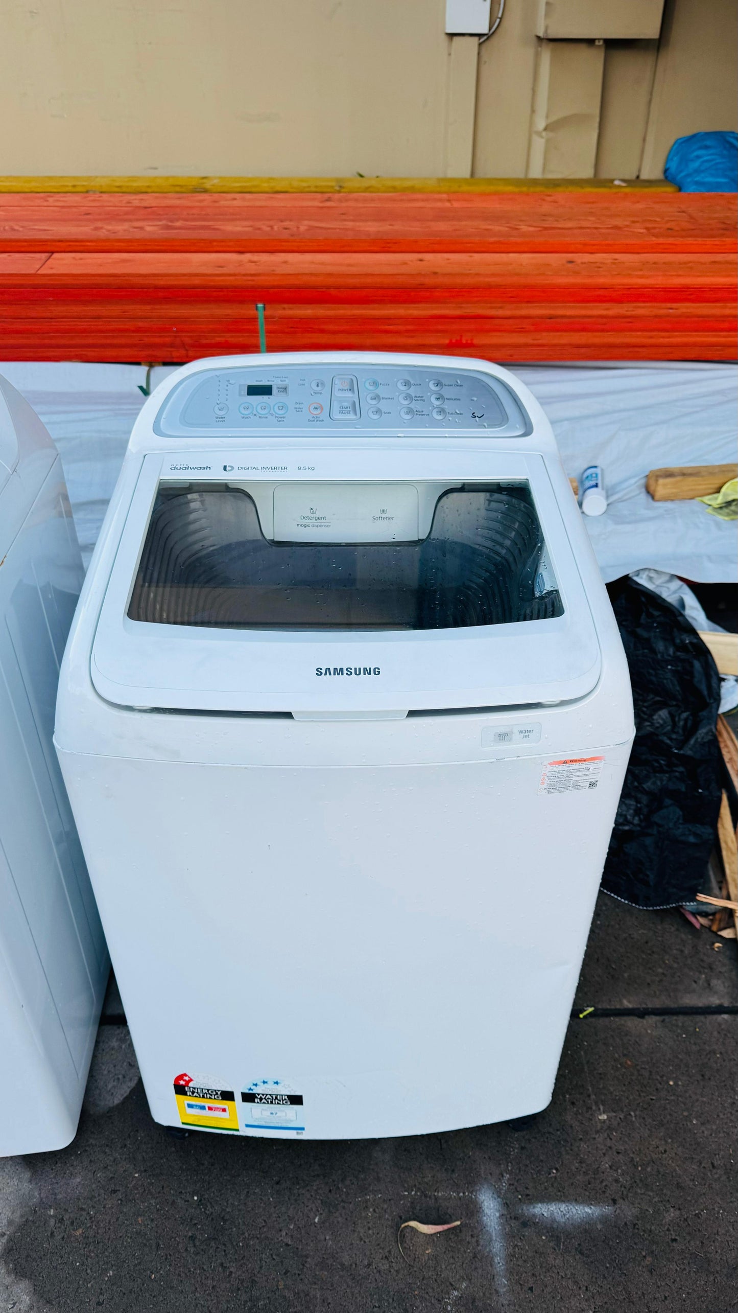 SAMSUNG 8.5KGS TOP LOADER WASHING MACHINE