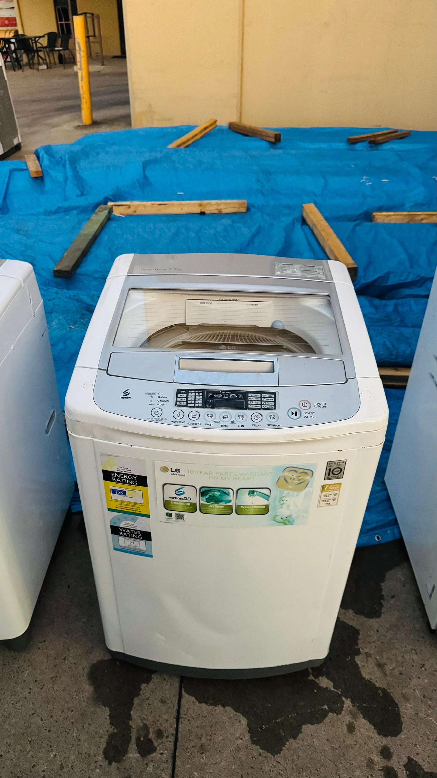 LG 7.5KGS TOP LOADER WASHING MACHINE
