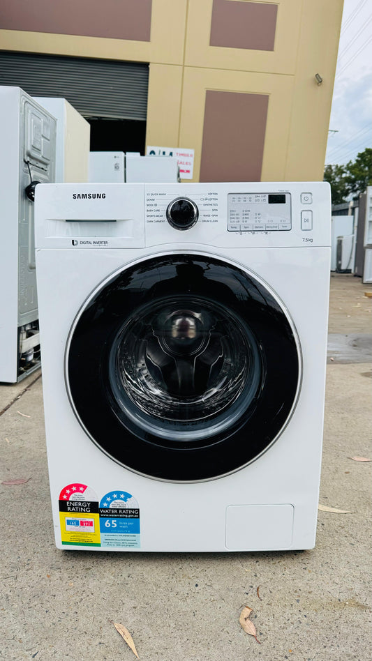 SAMSUNG 7.5KGS FRONT LOADER WASHING MACHINE