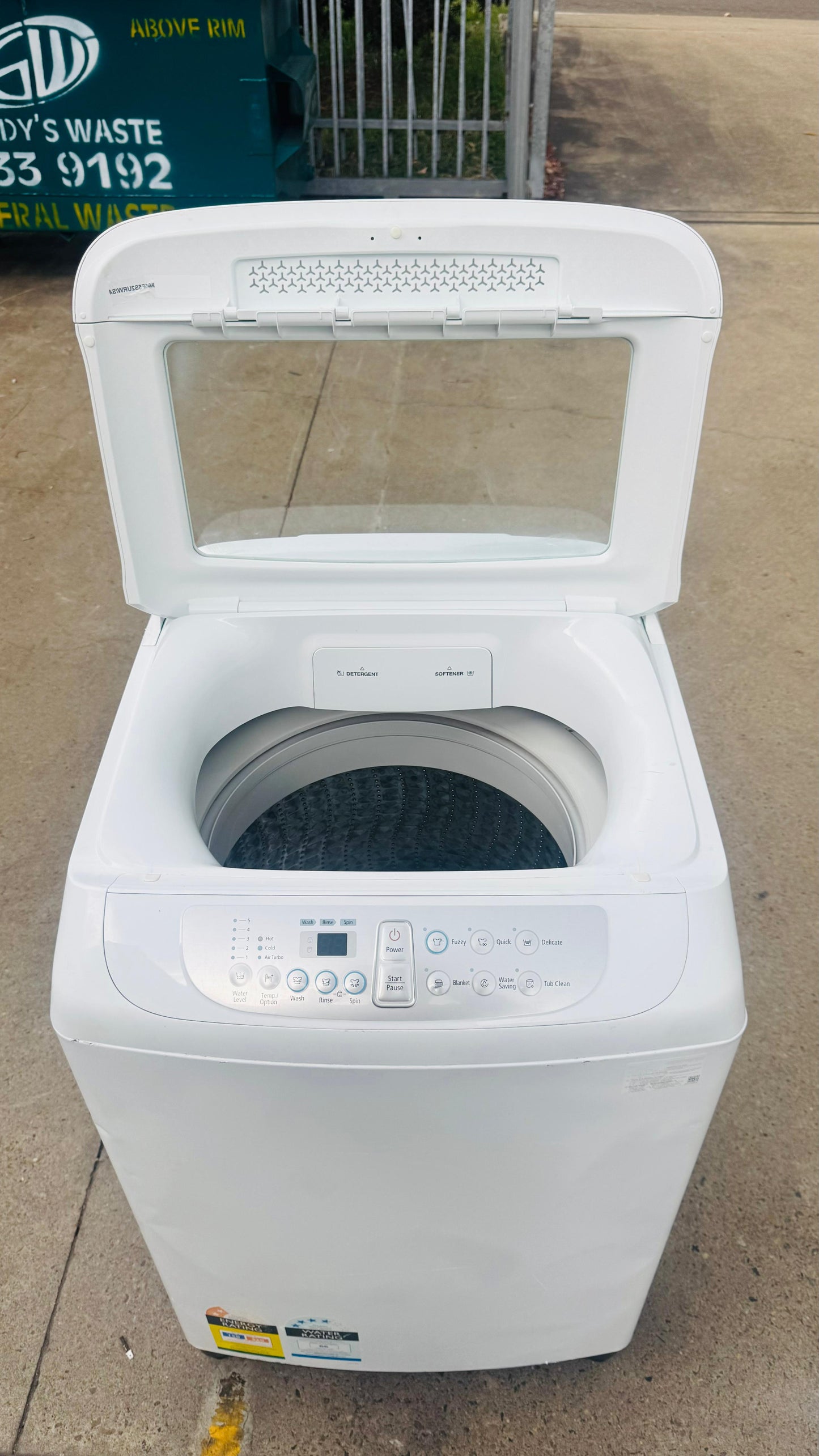 SAMSUNG 6.5KGS TOP LOADER WASHING MACHINE