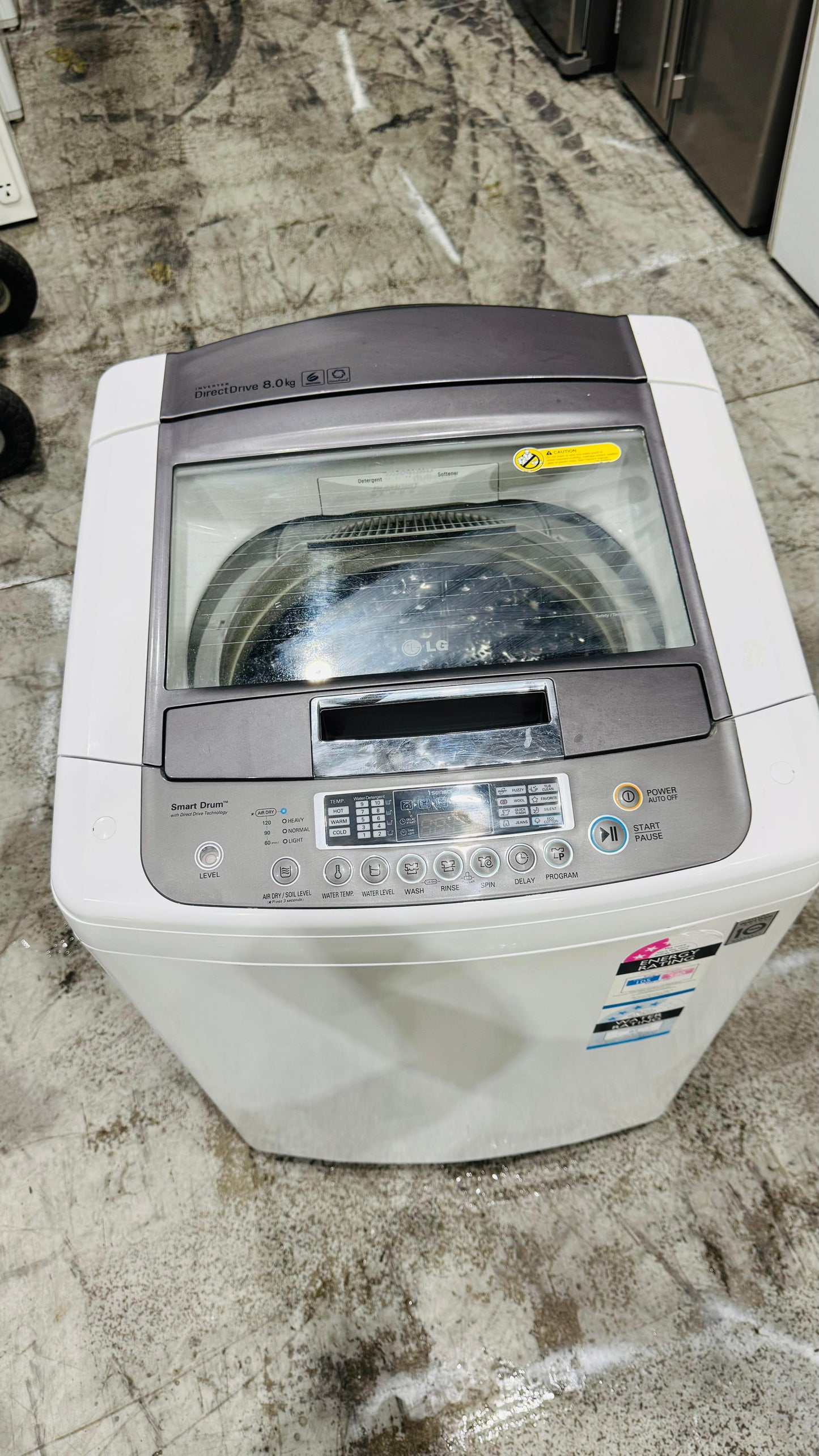 LG 8KGS TOP LOADER WASHING MACHINE