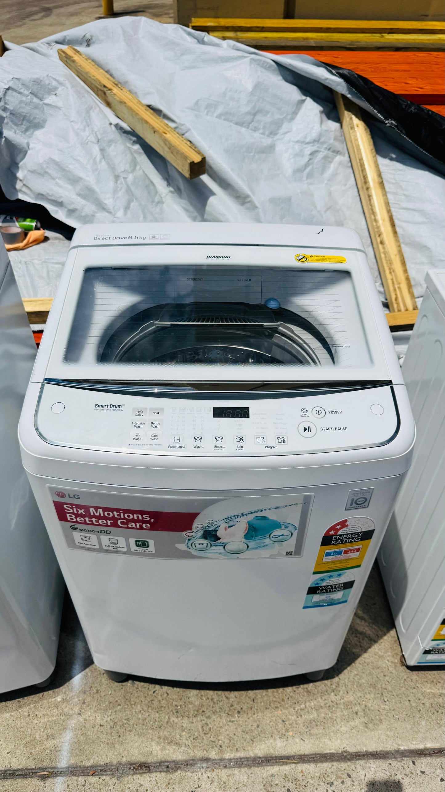 LG 6.5KGS TOP LOADER WASHING MACHINE
