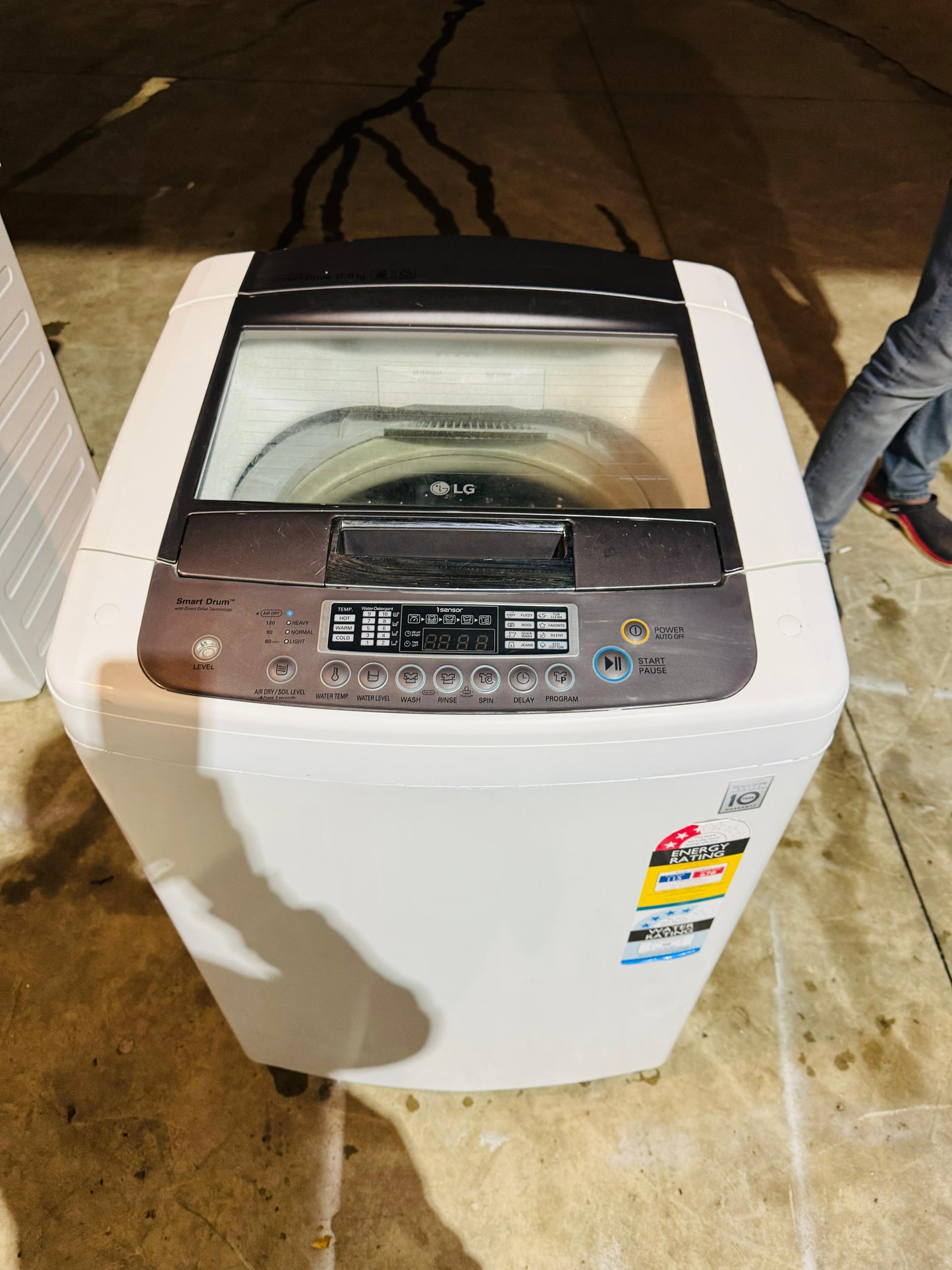 LG 9.5KGS TOP LOADER WASHING MACHINE