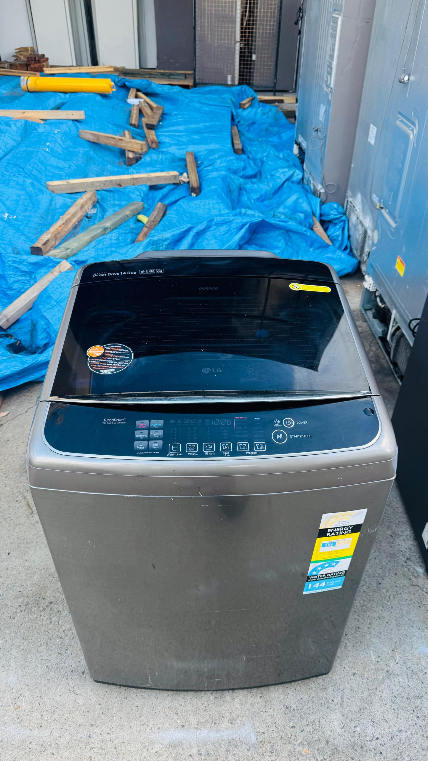 LG 14KGS TOP LOADER WASHING MACHINE