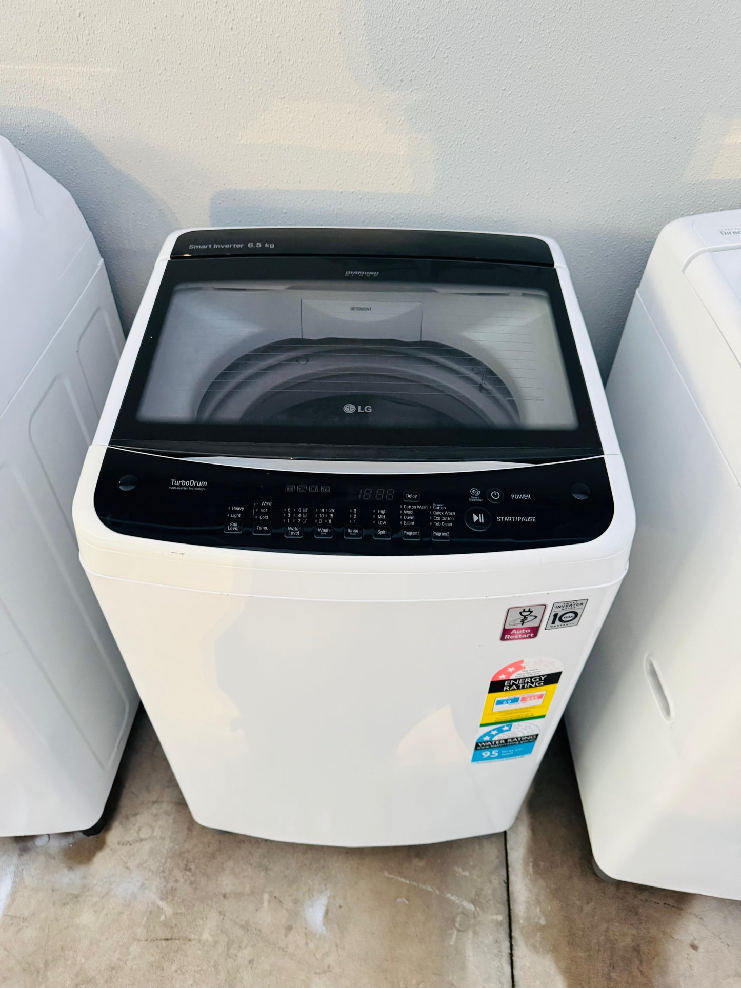 LG 6.5KGS TOP LOADER WASHING MACHINE