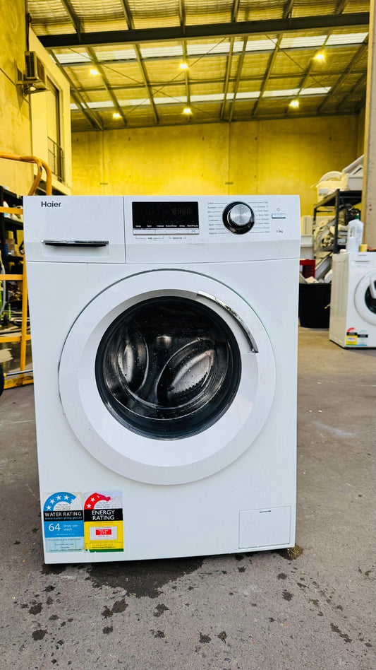 HAIER 7.5KGS FRONT LOADER WASHING MACHINE