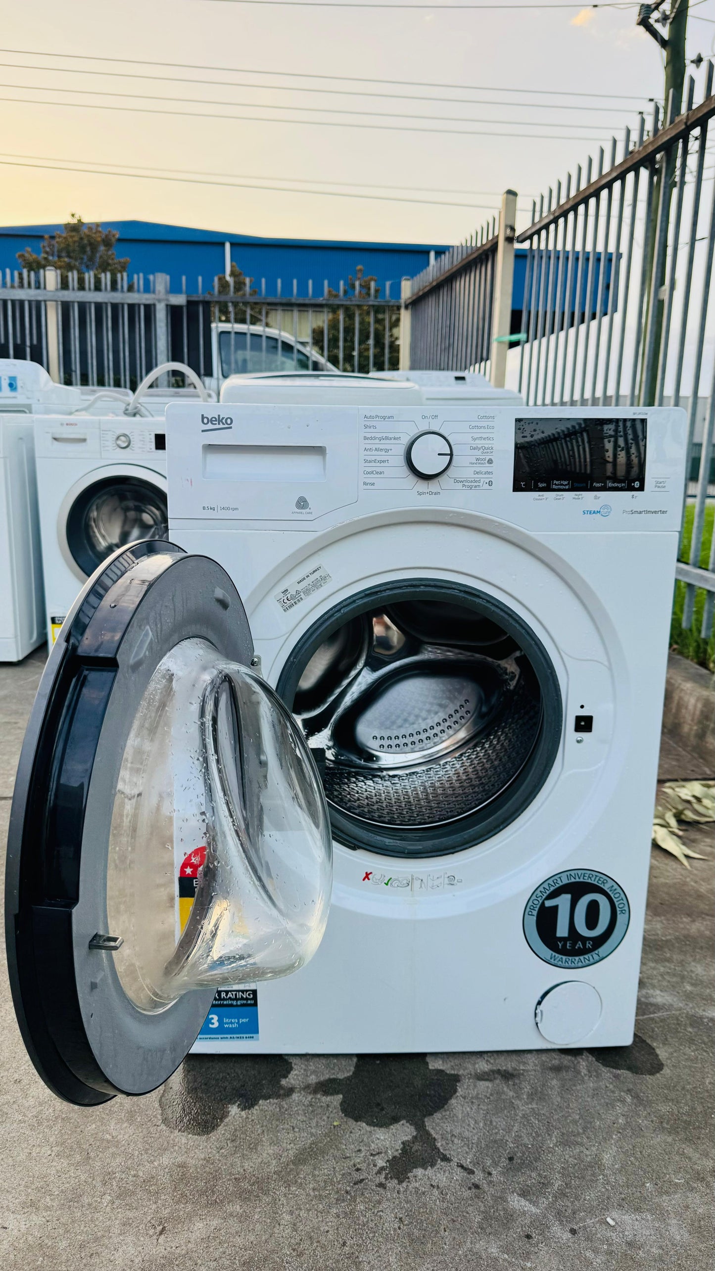BEKO 8.5KGS FRONT LOADER WASHING MACHINE