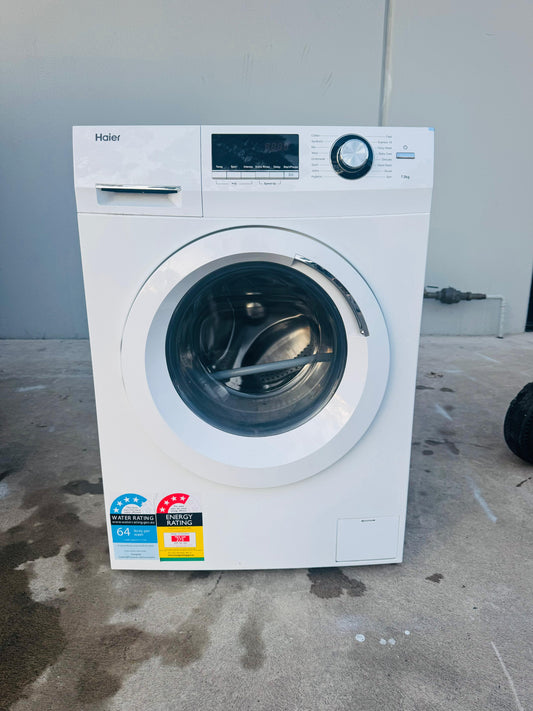 HAIER 7.5 KGS FRONT LOADER WASHING MACHINE