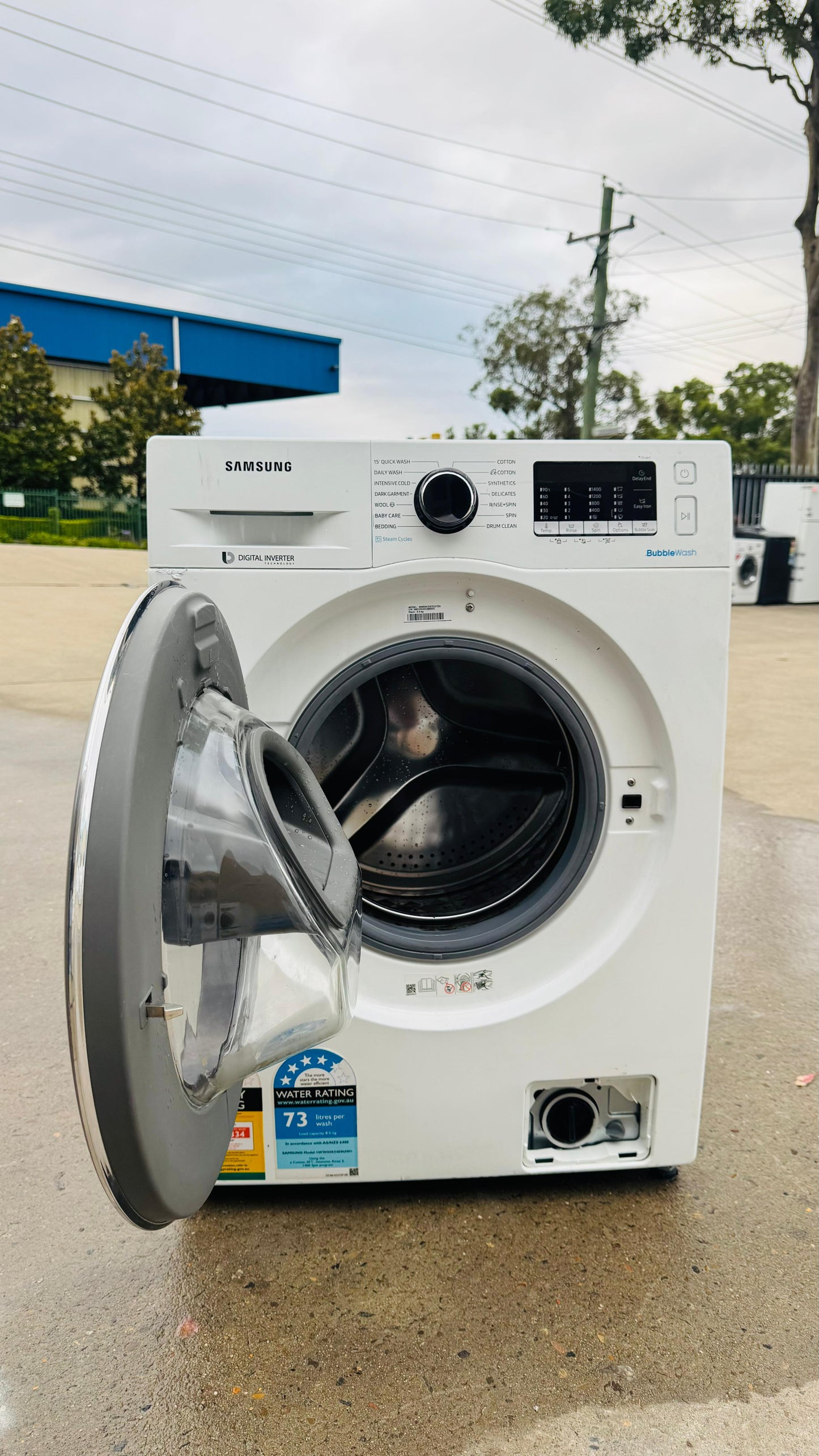 SAMSUNG 8.5KGS FRONT LOADER WASHING MACHINE