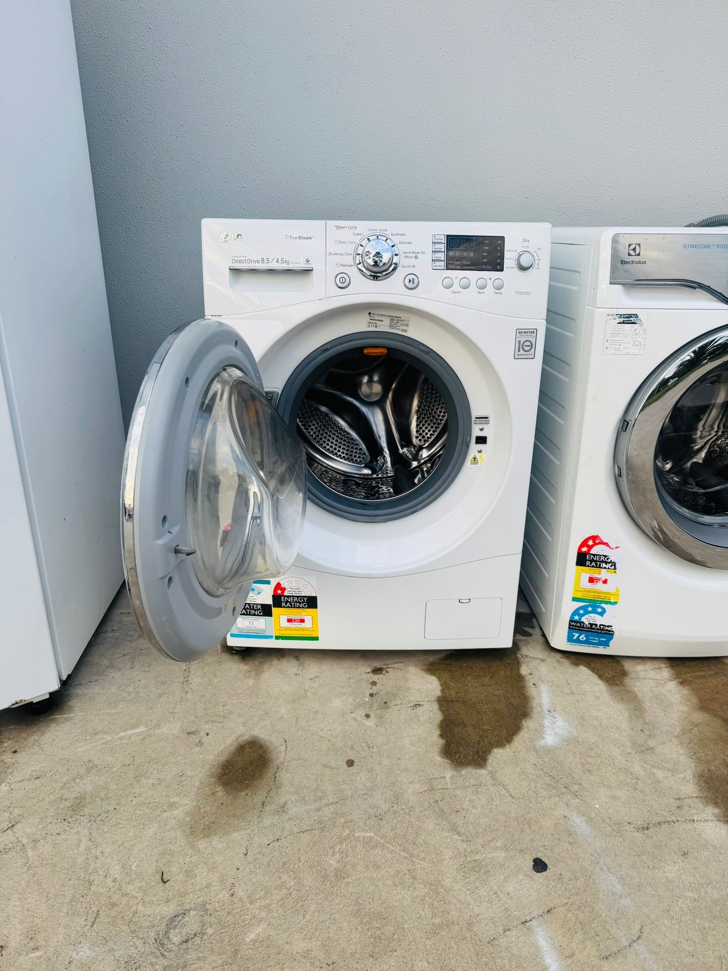 LG 8.5 KGS FRONT LOADER WASHING MACHINE
