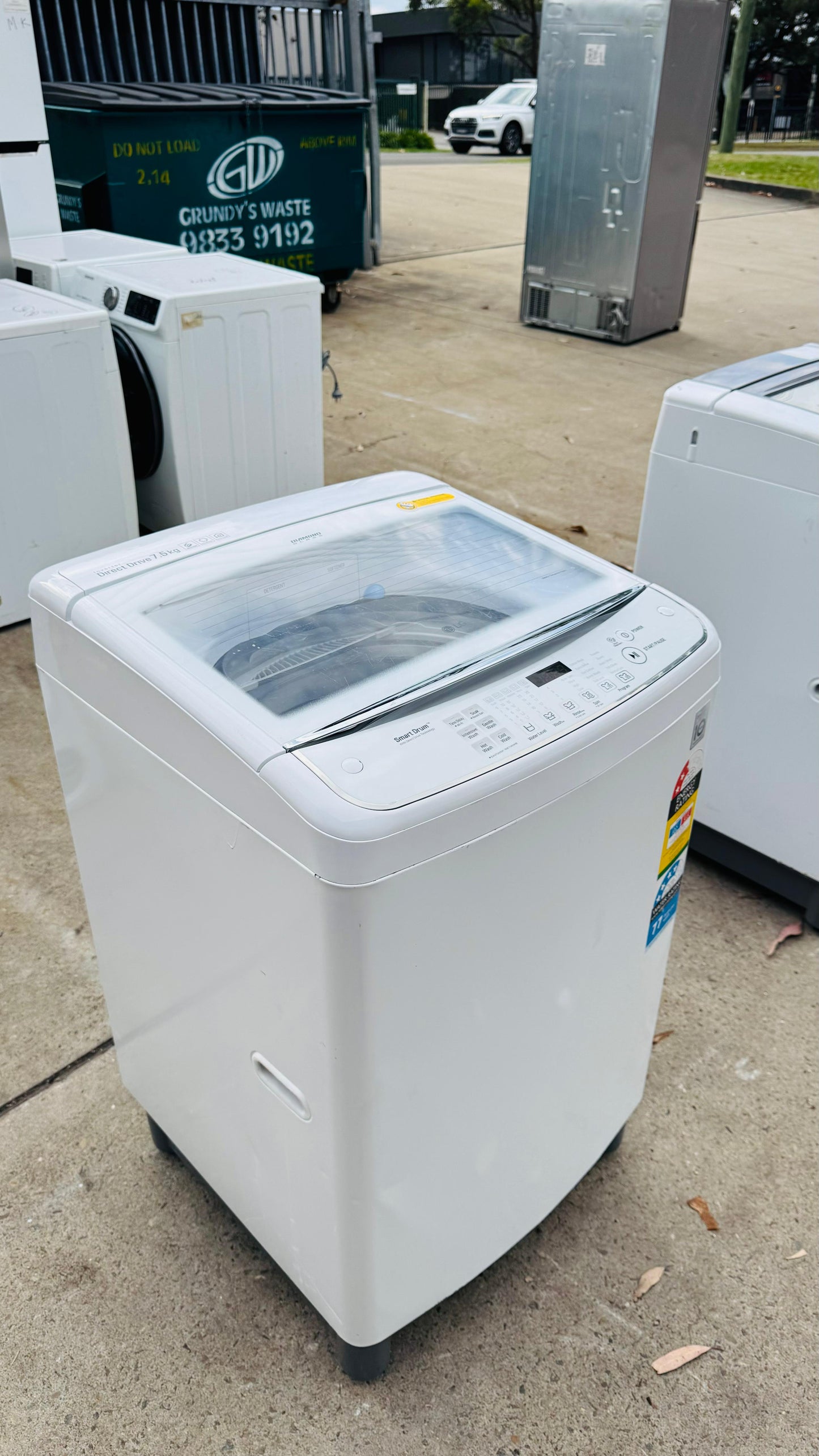 LG 7.5KGS TOP LOADER WASHING MACHINE
