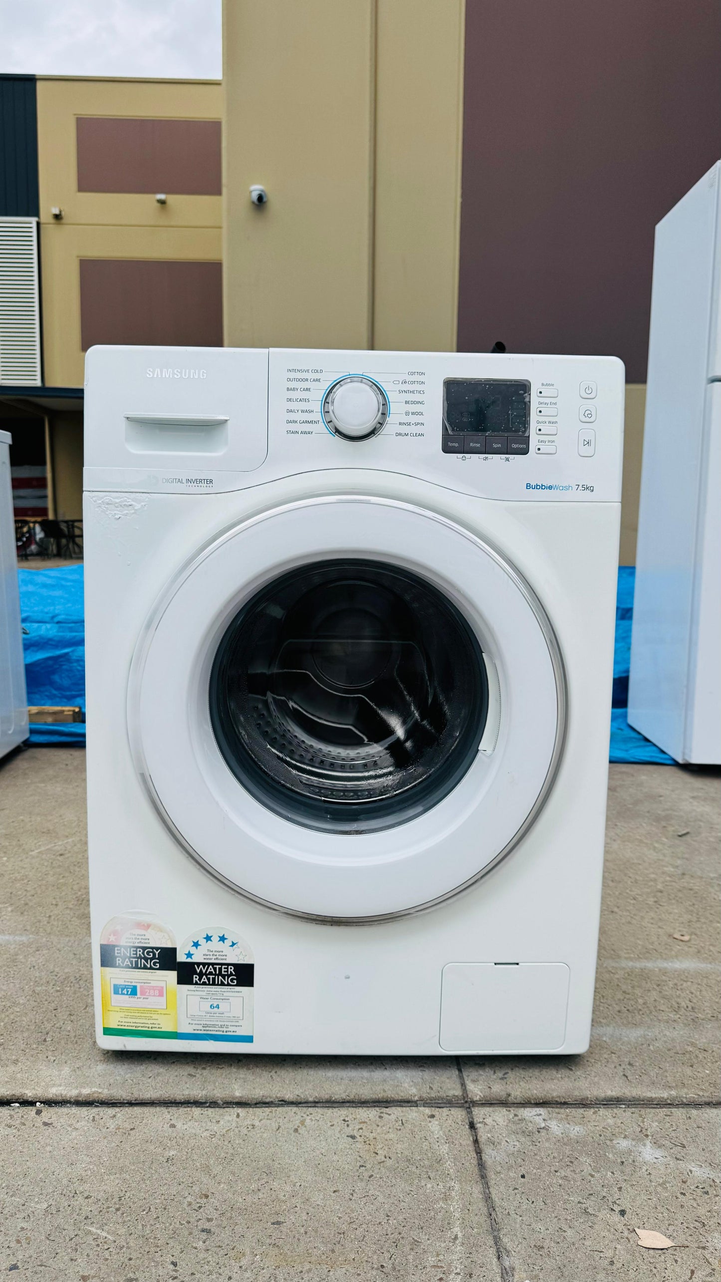 SAMSUNG 7.5KGS FRONT LOADER WASHING MACHINE