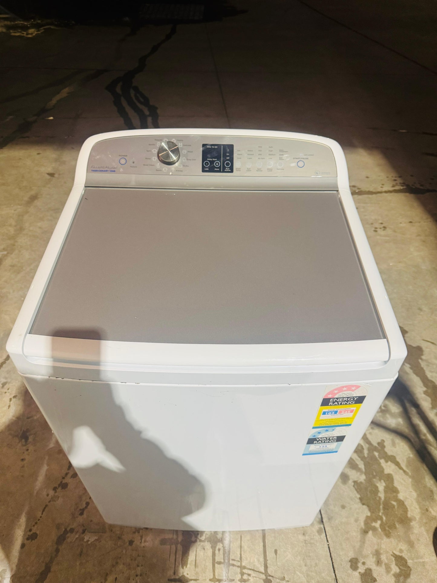 FISHER AND PAYKEL 10 KGS TOP LOADER WASHING MACHINE