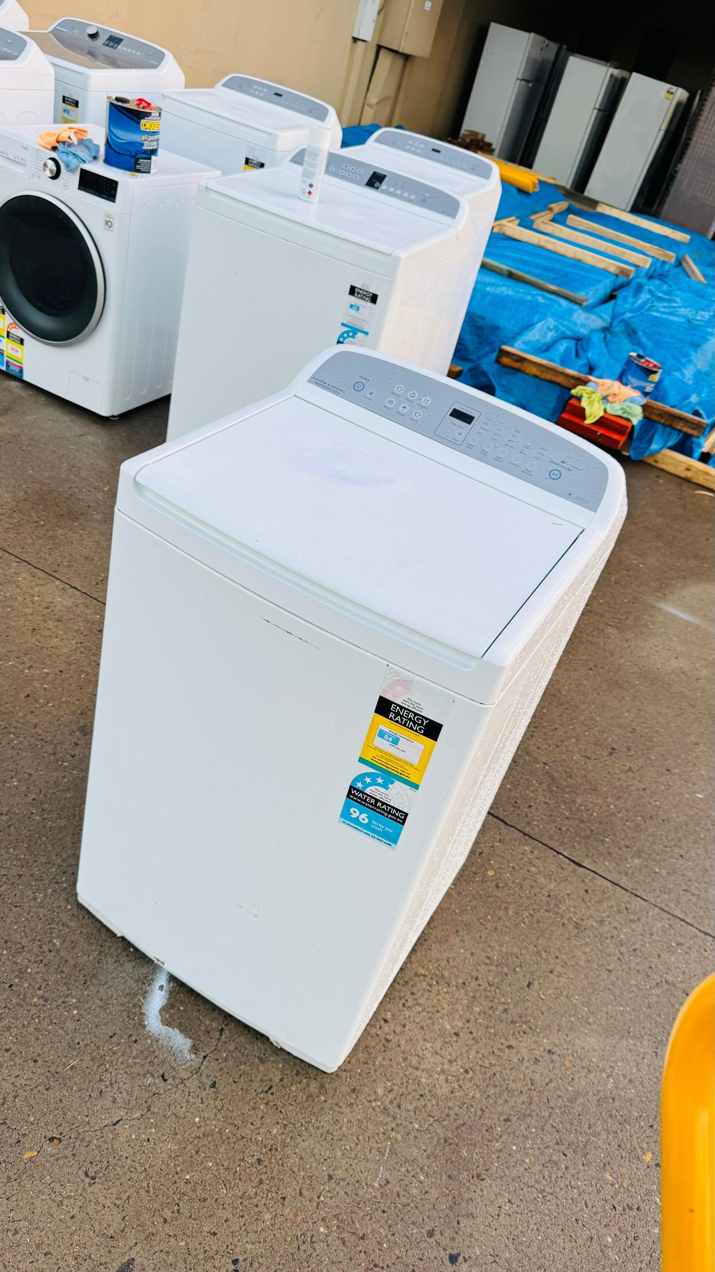 FISHER AND PAYKEL 8.5KGS TOP LOADER WASHING MACHINE