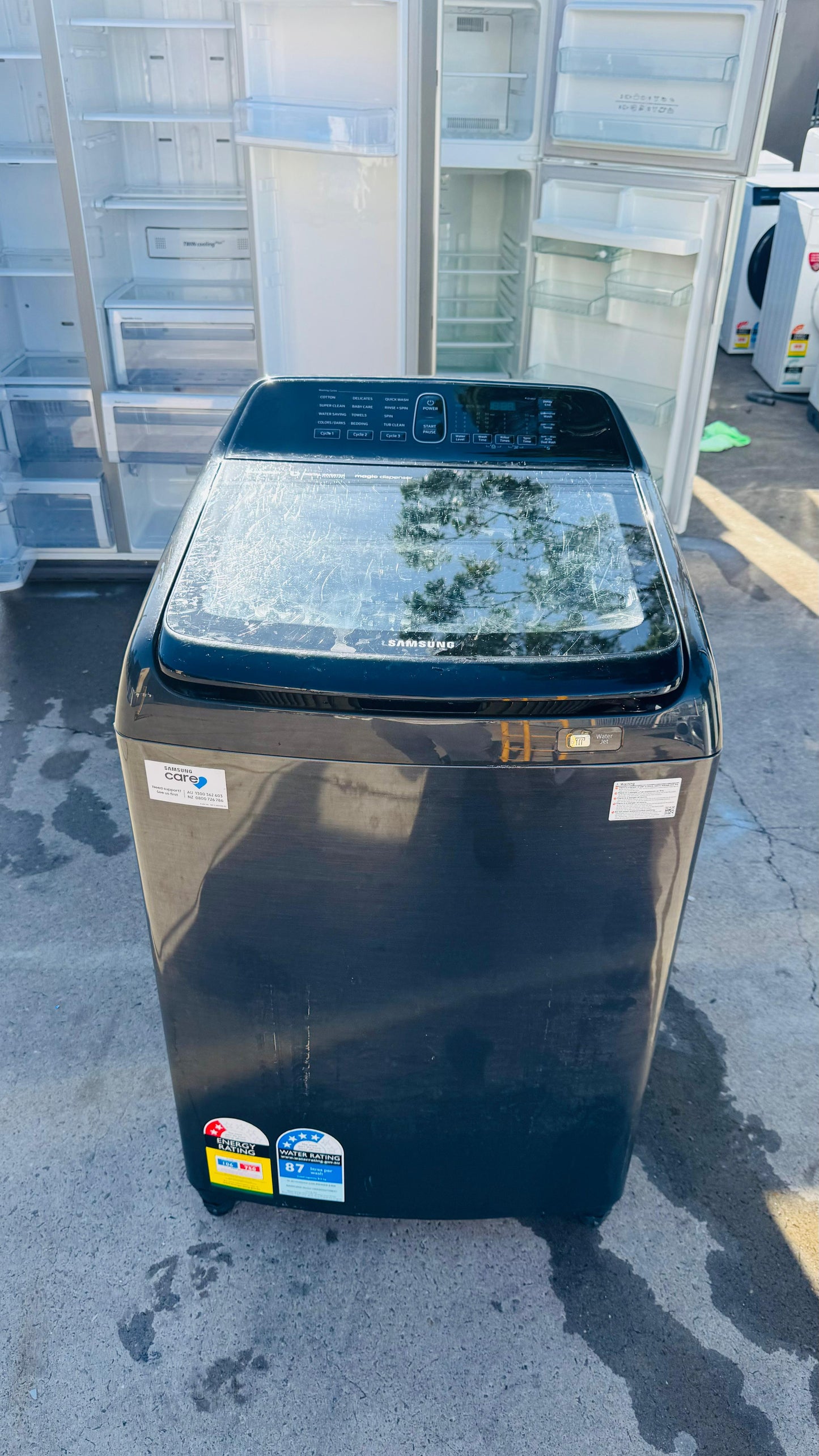 SAMSUNG 8.5KGS TOP LOADER WASHING MACHINE