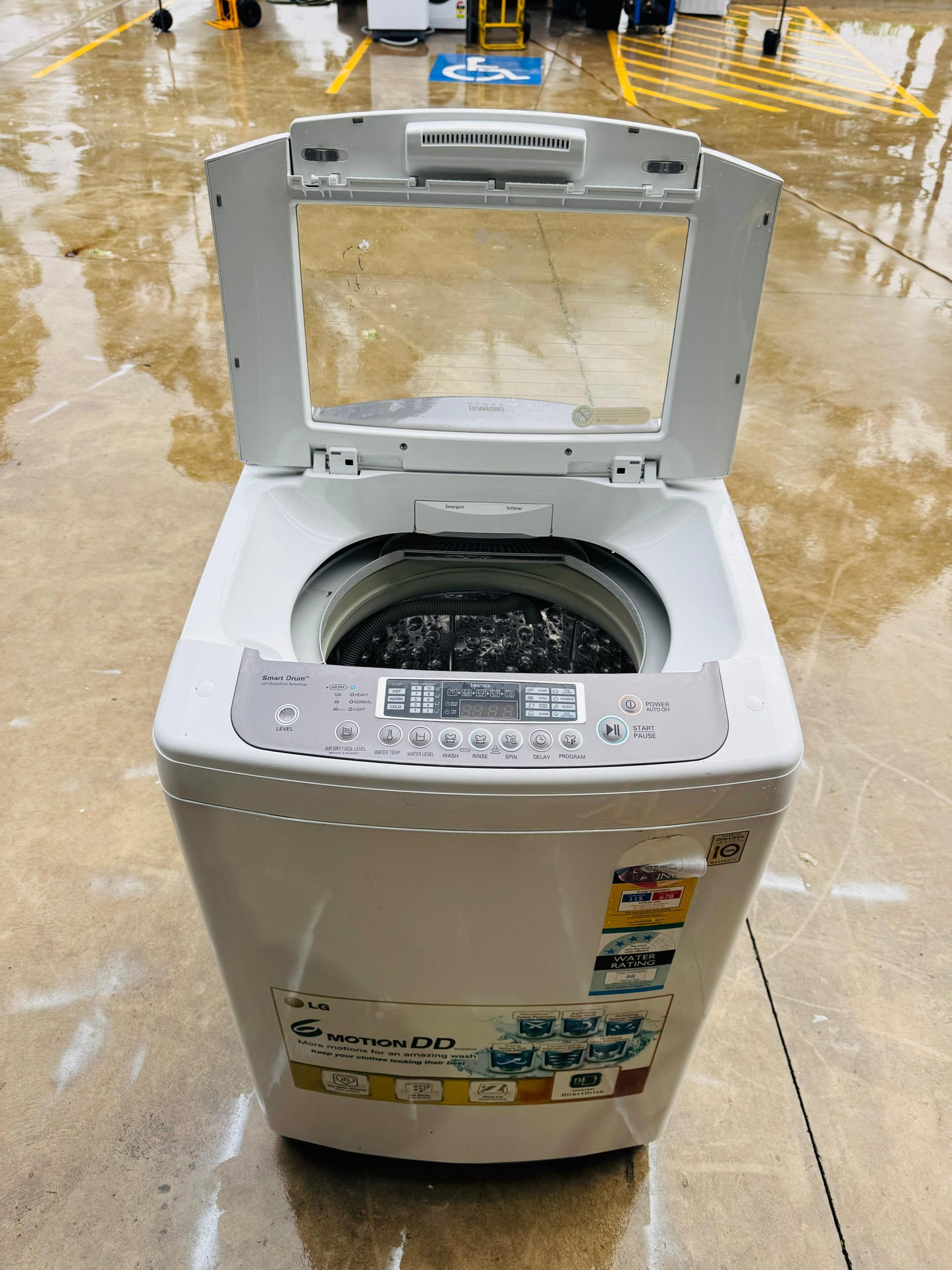 LG 9.5KGS TOP LOADER WASHING MACHINE