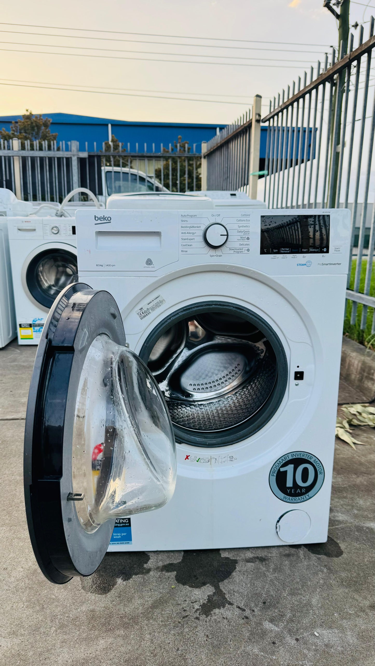 BEKO 8.5KGS FRONT LOADER WASHING MACHINE