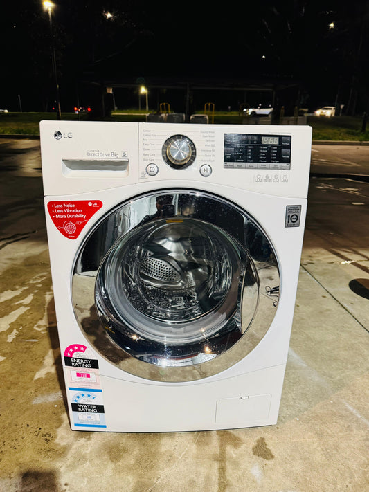 LG 8KGS FRONT LOADER WASHING MACHINE