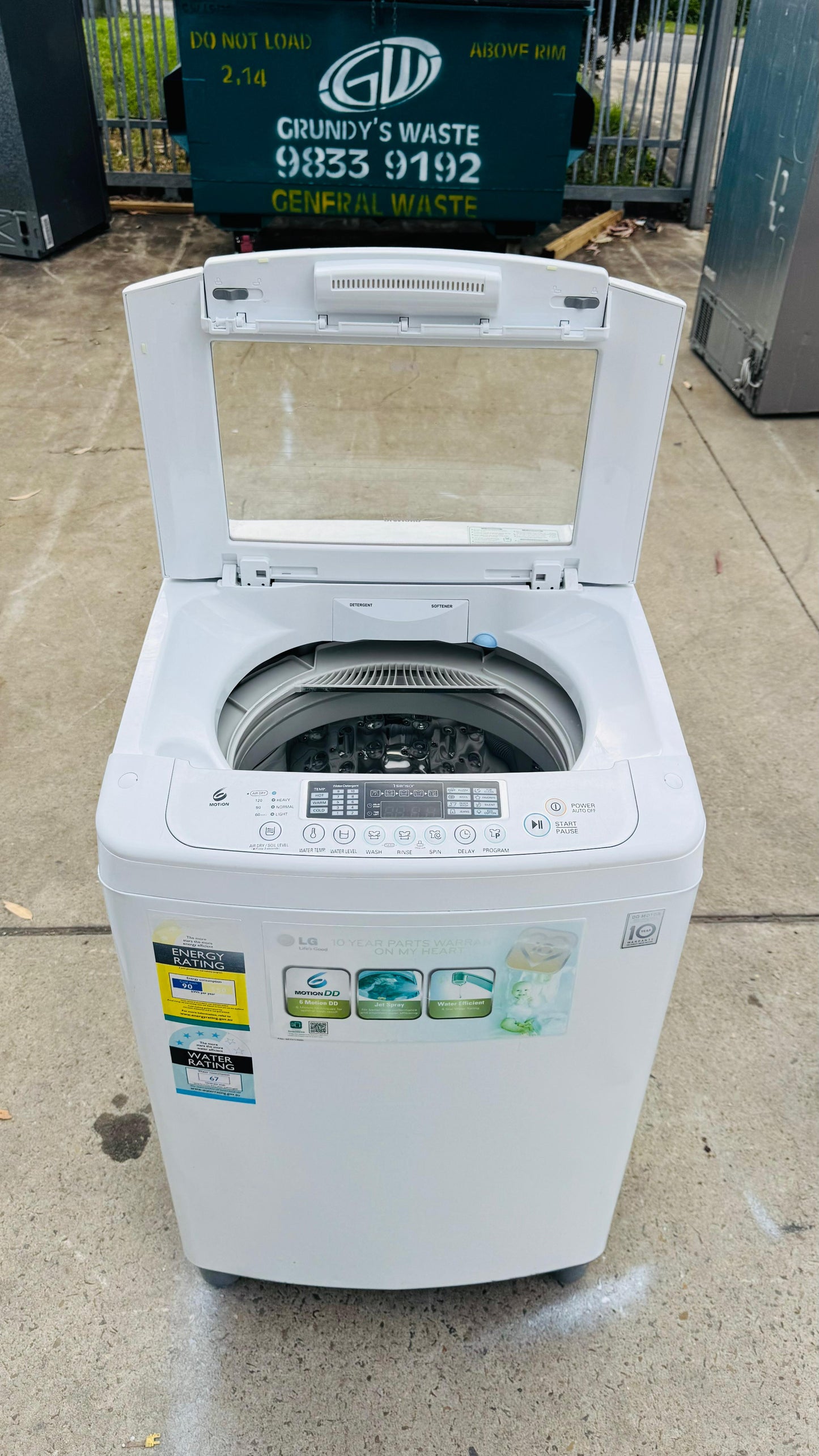 LG 6.5KGS TOP LOADER WASHING MACHINE