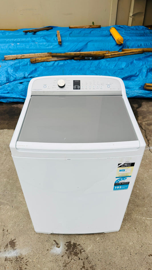 FISHER AND PAYKEL 10KGS TOP LOADER WASHING MACHINE