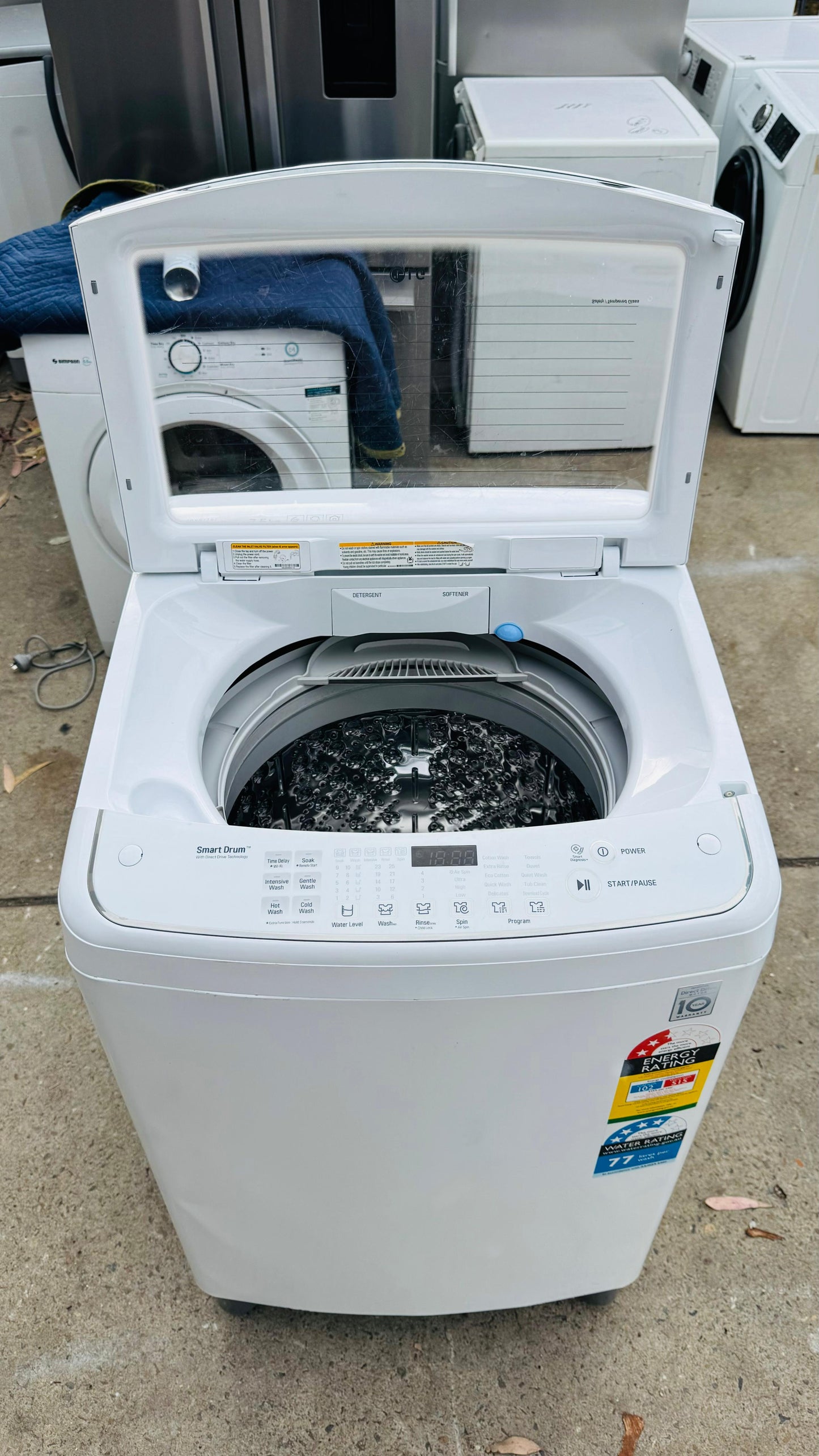 LG 7.5KGS TOP LOADER WASHING MACHINE