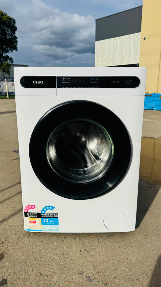 CHIQ 8.5KGS FRONT LOADER WASHING MACHINE