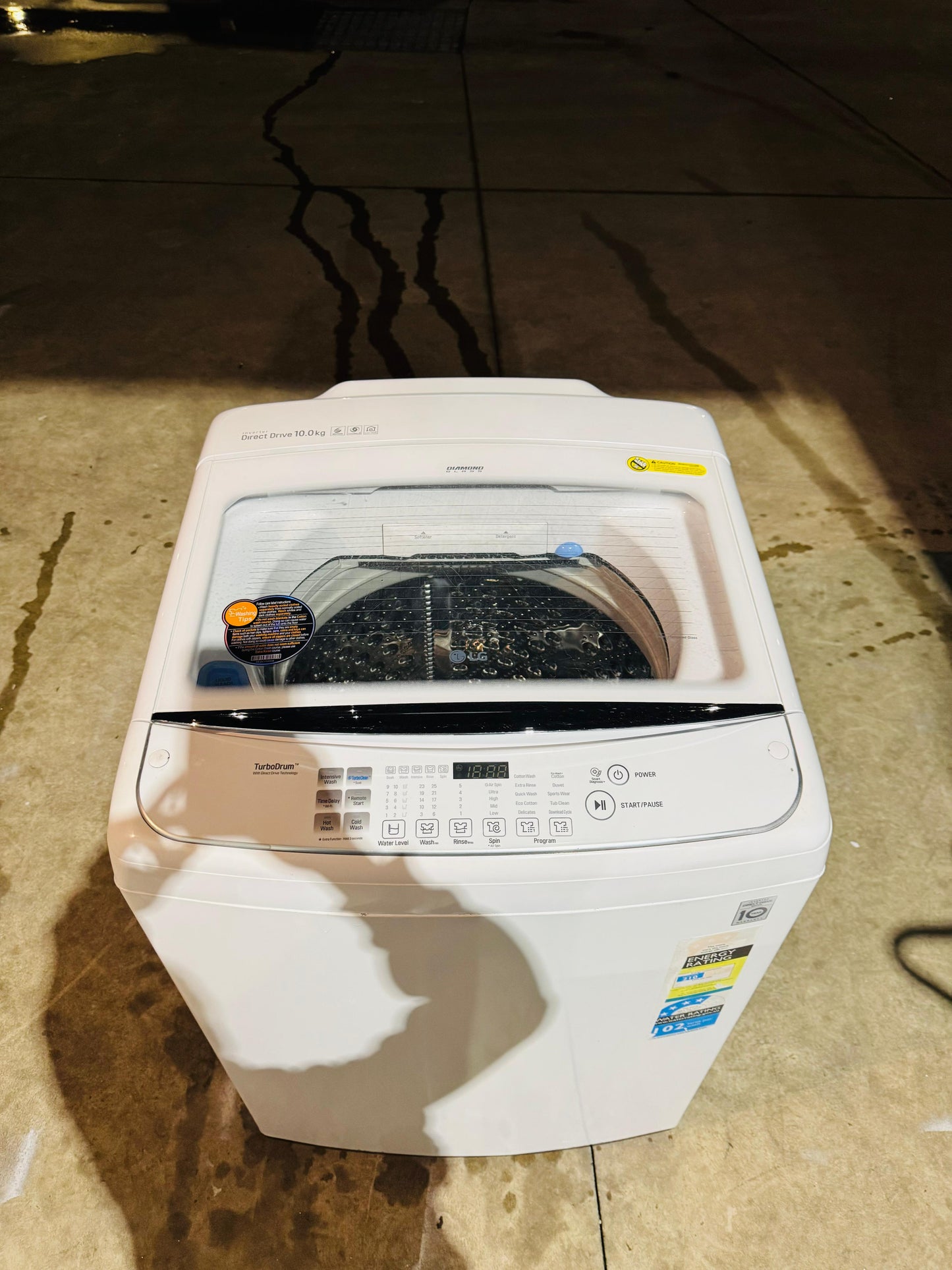 LG 10KGS TOP LOADER WASHING MACHINE