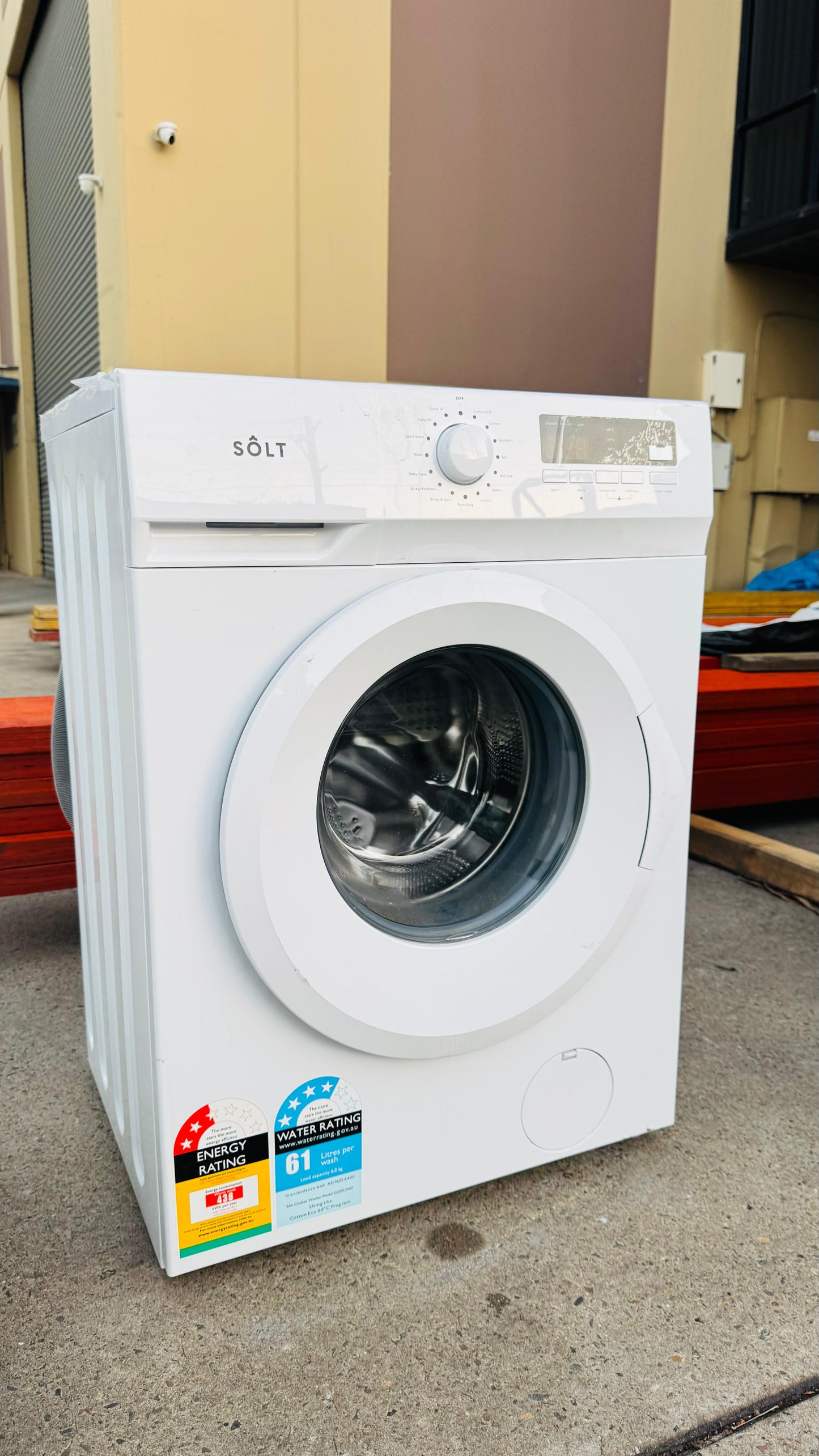 SOLT 6KGS FRONT LOADER WASHING MACHINE