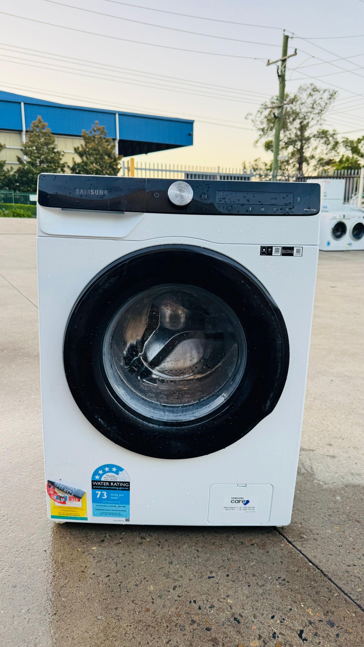 SAMSUNG 8.5KGS FRONT LOADER WASHING MACHINE