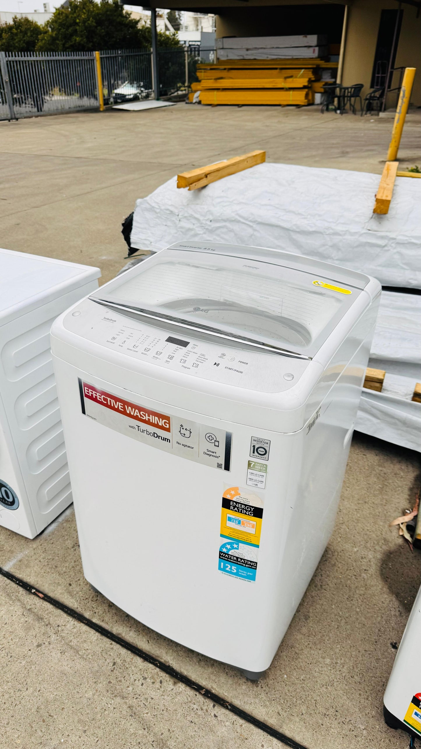 LG 8.5KGS TOP LOADER WASHING MACHINE
