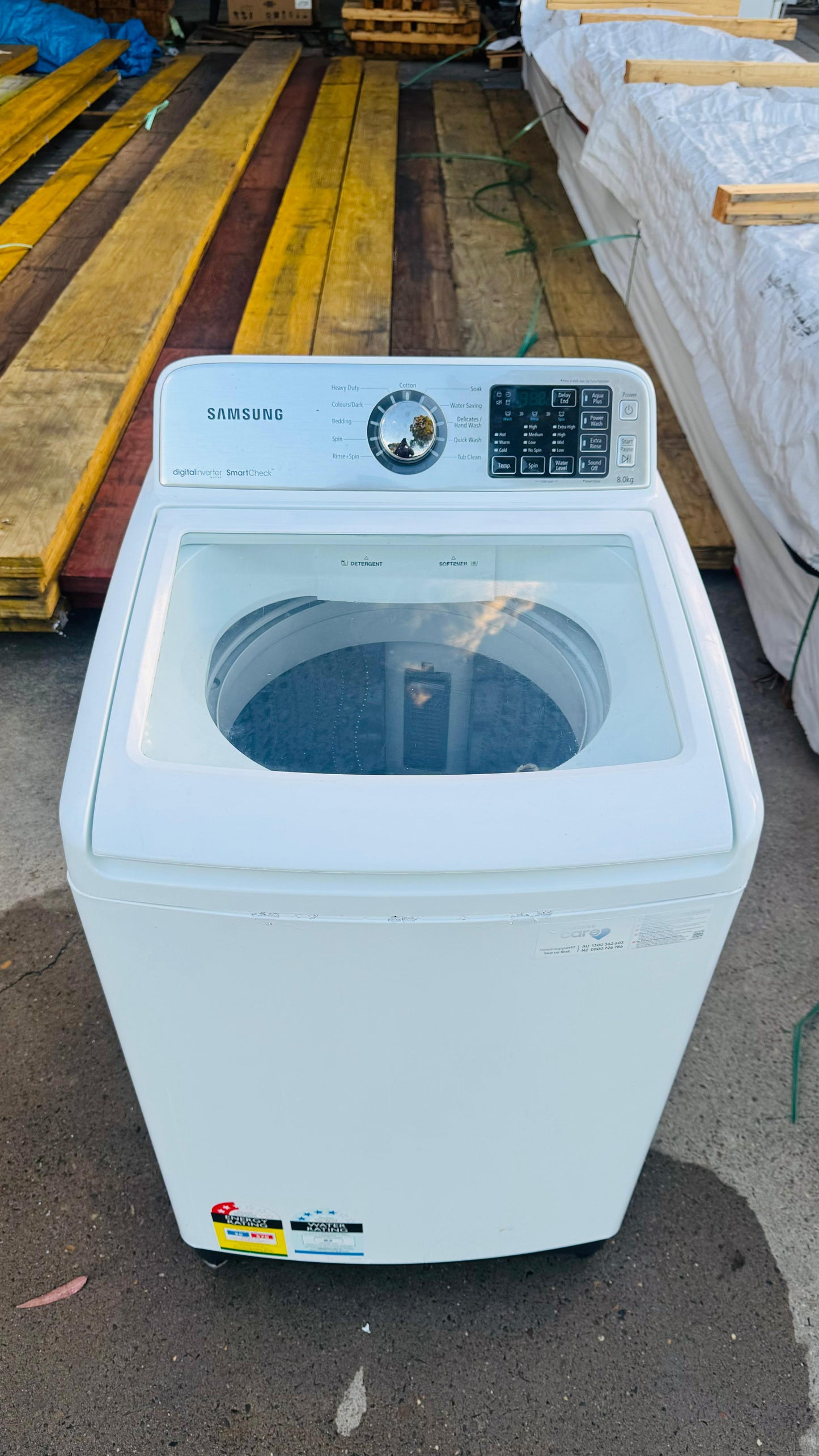 SAMSUNG 8KGS TOP LOADER WASHING MACHINE