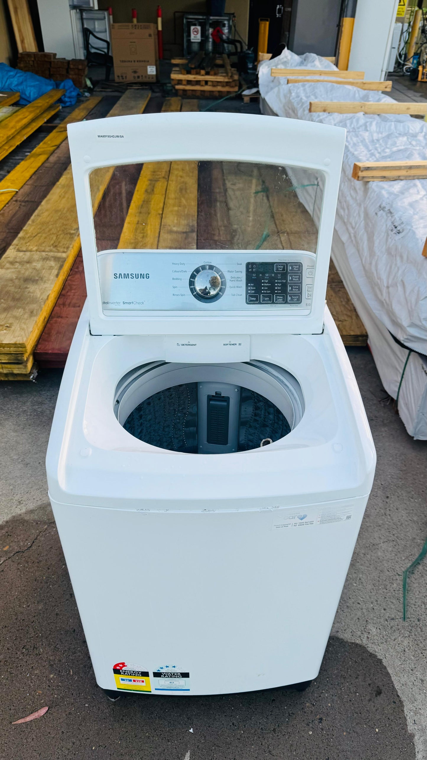 SAMSUNG 8KGS TOP LOADER WASHING MACHINE
